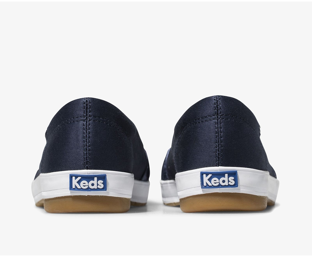 Slip Ons Keds Femme Bleu Marine - Carmel - 459-NRVYSH